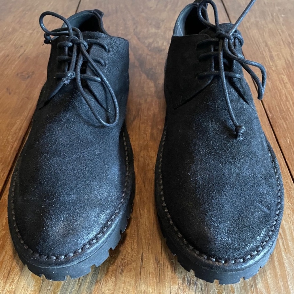 Marsell Black Suede Derby, Men’s 9.5/42